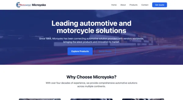 Microyoko — 汽車與機車解決方案品牌官網